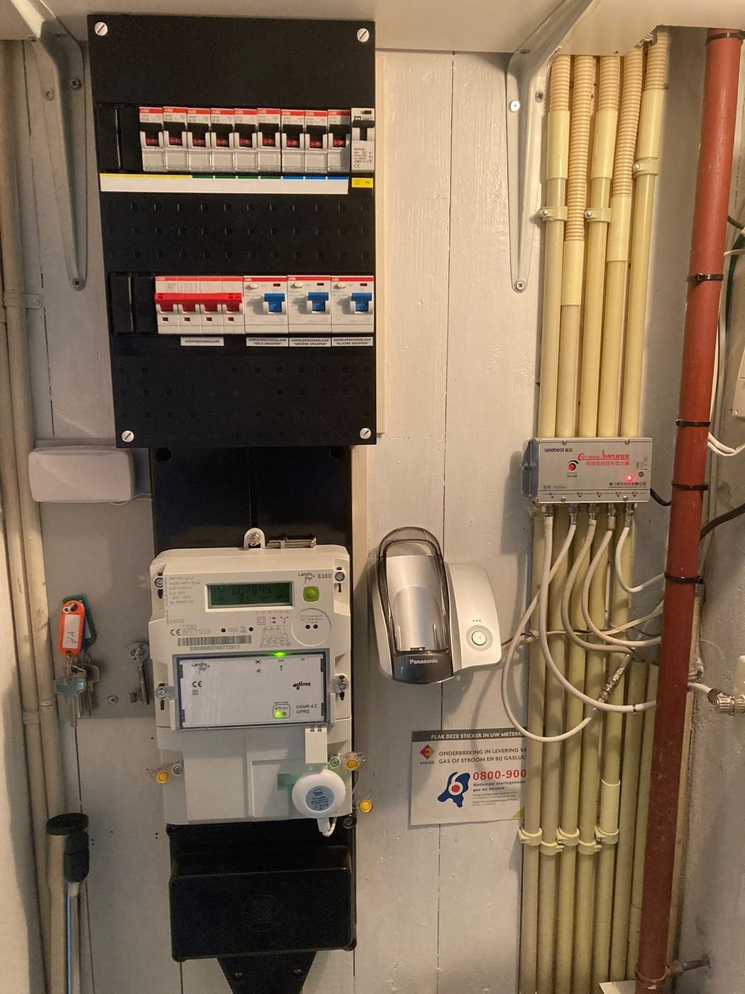 Nieuwe groepenkast en aansluiting in de meterkast